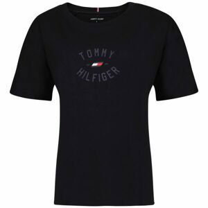 Tommy Hilfiger RELAXED TH GRAPHIC TEE Dámské tričko, tmavě modrá, velikost XS