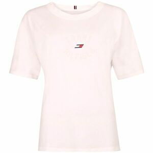 Tommy Hilfiger RELAXED TH GRAPHIC TEE Dámské tričko, bílá, velikost S