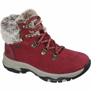 Skechers TREGO FALLS FINEST Dámská zimní kotníková obuv, červená, velikost 41
