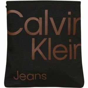 Calvin Klein SPORT ESSENTIALS FLATPACK18 AOP Taška přes rameno, černá, velikost