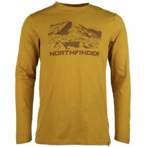 Northfinder REGINALD Pánské tričko, žlutá, velikost XXL