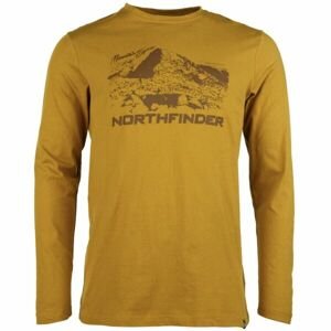 Northfinder REGINALD Pánské tričko, žlutá, velikost L