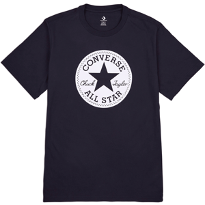Converse STANDARD FIT CENTER FRONT CHUCK PATCH KNOCK OUT TEE Dámské tričko, černá, velikost XXL