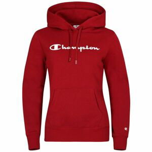 Champion HOODED SWEATSHIRT Dámská mikina, červená, velikost XL