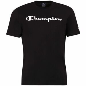 Champion CREWNECK LOGO T-SHIRT Pánské tričko, černá, veľkosť M