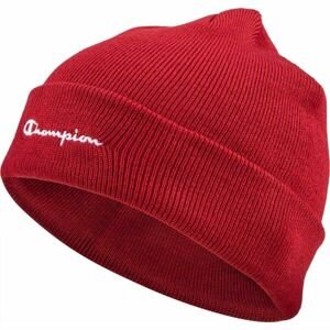 Champion BEANIE CAP Unisexová čepice, červená, velikost UNI