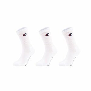 Champion 3PK CREW SOCKS Unisexové ponožky, bílá, veľkosť 35-38