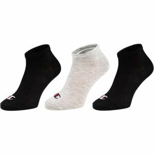 Champion 3PK SNEAKER SOCKS Unisexové ponožky, černá, veľkosť 35-38