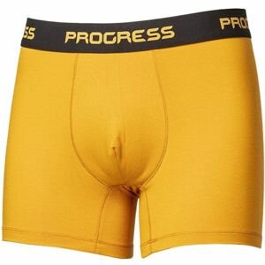 PROGRESS CC SKN Pánské funkční boxerky, žlutá, velikost L