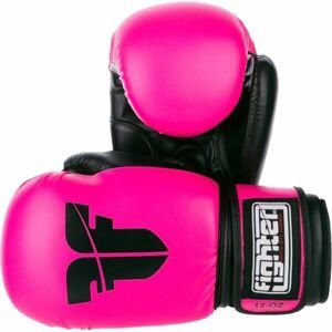 Fighter BASIC 12 OZ Boxerské rukavice, růžová, veľkosť 12