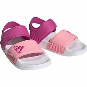 adidas ADILETTE SANDAL K Dětské sandály, růžová, velikost 34