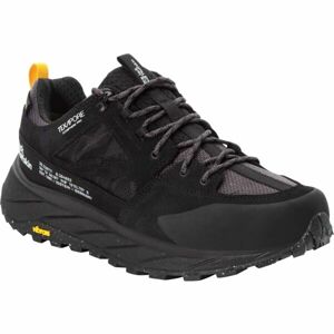 Jack Wolfskin TERRAQUEST TEXAPORE LOW M Pánská treková obuv, černá, veľkosť 43