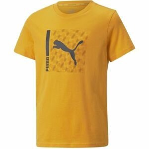 Puma ACTIVE SPORT TEE Dětské triko, žlutá, veľkosť 128