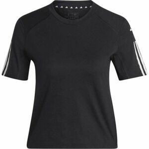 adidas TR-ES COT T Dámské zkrácené tričko, černá, velikost XL