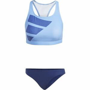 adidas BIG BARS BIKINI Dámské dvoudílné plavky, světle modrá, velikost 42