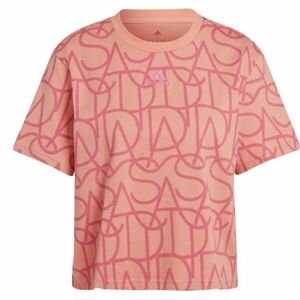 adidas BLUV Q2 BOYF T Dámské tričko, růžová, velikost S