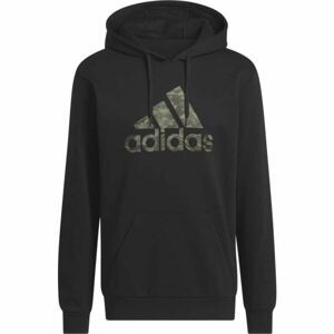 adidas CAMO HD Pánská mikina, černá, velikost M