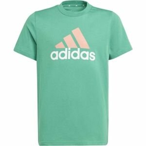 adidas U BL 2 TEE Chlapecké tričko, zelená, velikost 128
