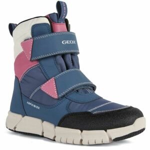 Geox J FLEXYPER B. Dívčí kotníkové boty, modrá, velikost 29