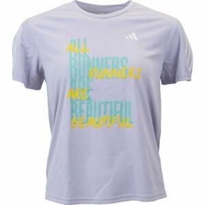 adidas Dámské běžecké tričko Dámské běžecké tričko, fialová, velikost XL