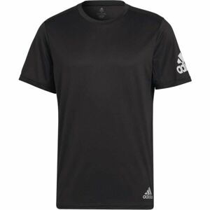 adidas RUN IT TEE Pánské běžecké tričko, černá, velikost XXL