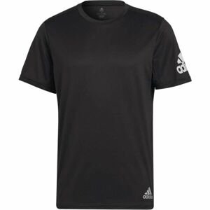 adidas RUN IT TEE Pánské běžecké tričko, černá, velikost L