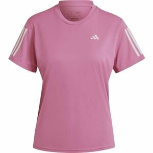 adidas OWN THE RUN TEE Dámské běžecké tričko, růžová, velikost XL
