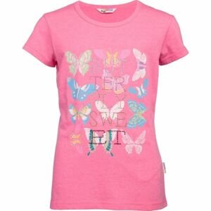 Lewro ROSALIN Dívčí triko, růžová, velikost 116-122