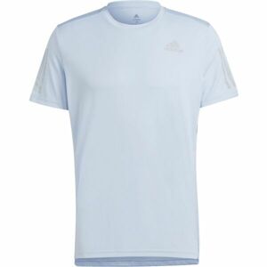 adidas OWN THE RUN TEE Pánské běžecké tričko, světle modrá, velikost XXL