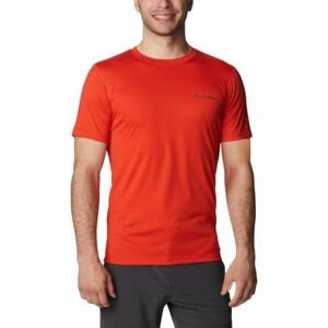 Columbia ZERO RULES SHORT Pánské triko, červená, velikost M