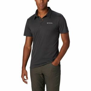 Columbia TRIPLE CANYON TECH POLO Pánské polo triko, tmavě šedá, velikost M