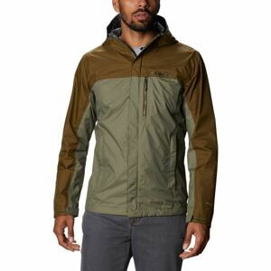 Columbia POURING ADVENTURE II JACKET Pánská outdoorová bunda, tmavě zelená, veľkosť M