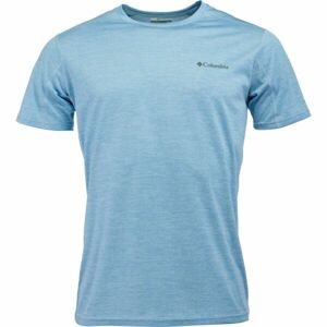 Columbia ALPINE CHIL ZERO SHORT SLEEVE CREW Pánské funkční tričko, světle modrá, velikost XXL