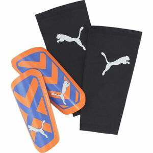 Puma ULTRA LIGHT SLEEVE Fotbalové chrániče, oranžová, velikost L