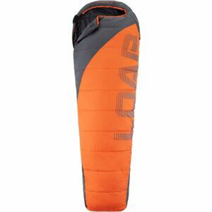 Loap ILLIMANI Spací pytel, oranžová, velikost 220 cm - pravý zip