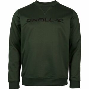 O'Neill RUTILE CREW FLEECE Pánská mikina, tmavě zelená, velikost L