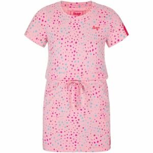 Loap BESNA Dívčí šaty, růžová, velikost 112-116