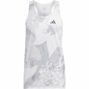 adidas ADIZERO SINGLET Pánské běžecké tílko, bílá, velikost XXL