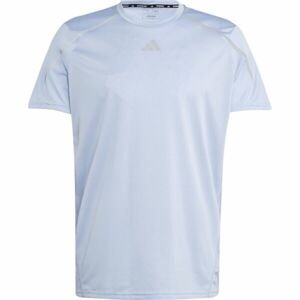 adidas CONFIDENT TEE Pánské běžecké tričko, světle modrá, velikost M