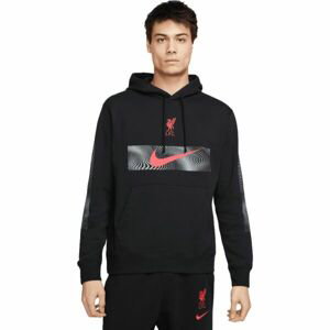 Nike LIVERPOOL FC SPORTSWEAR CLUB Pánská mikina, černá, veľkosť S