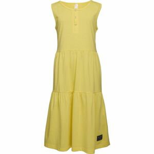 Lewro LUSA Dívčí šaty, žlutá, velikost 116/122