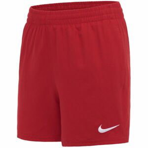 Nike ESSENTIAL 4 Chlapecké koupací šortky, červená, velikost S
