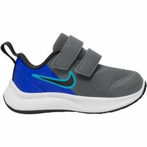 Nike STAR RUNNER 3 Dětská volnočasová obuv, šedá, velikost 25