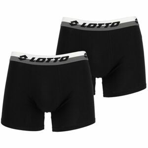 Lotto TRAIANUS 2PACK Pánské boxerky, černá, velikost S