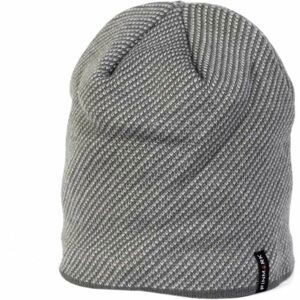 Finmark WINTER HUT Pánská zimní pletená čepice, šedá, velikost UNI