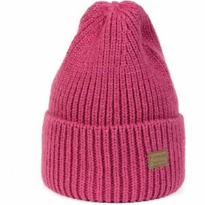 Finmark WINTER HUT Dámská zimní pletená čepice, růžová, velikost UNI