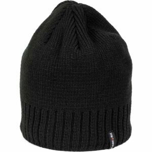 Finmark WINTER HUT Pánská zimní pletená čepice, černá, velikost UNI