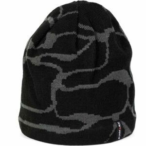Finmark WINTER HUT Pánská zimní pletená čepice, černá, velikost UNI