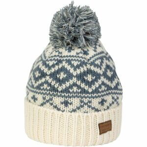 Finmark WINTER HUT Zimní pletená čepice, béžová, velikost UNI
