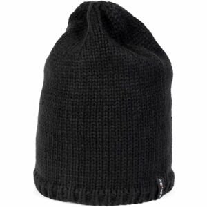 Finmark WINTER HUT Dámská zimní pletená čepice, černá, velikost UNI